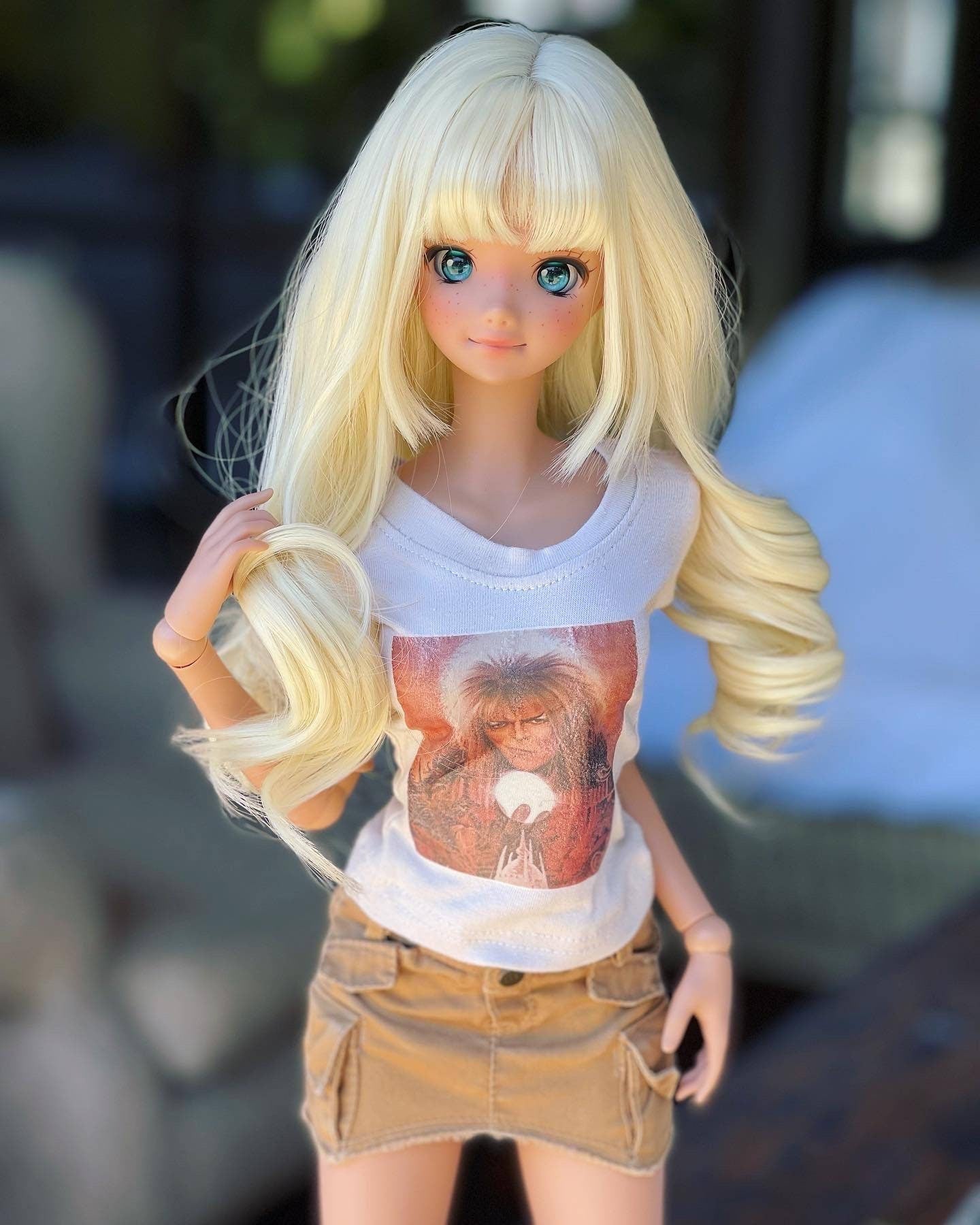 Custom doll Wig for Smart Dolls- Heat Safe - Tangle Resistant- 8.5" head size of Bjd, SD, Dollfie Dream dolls  Miyazono Kaori