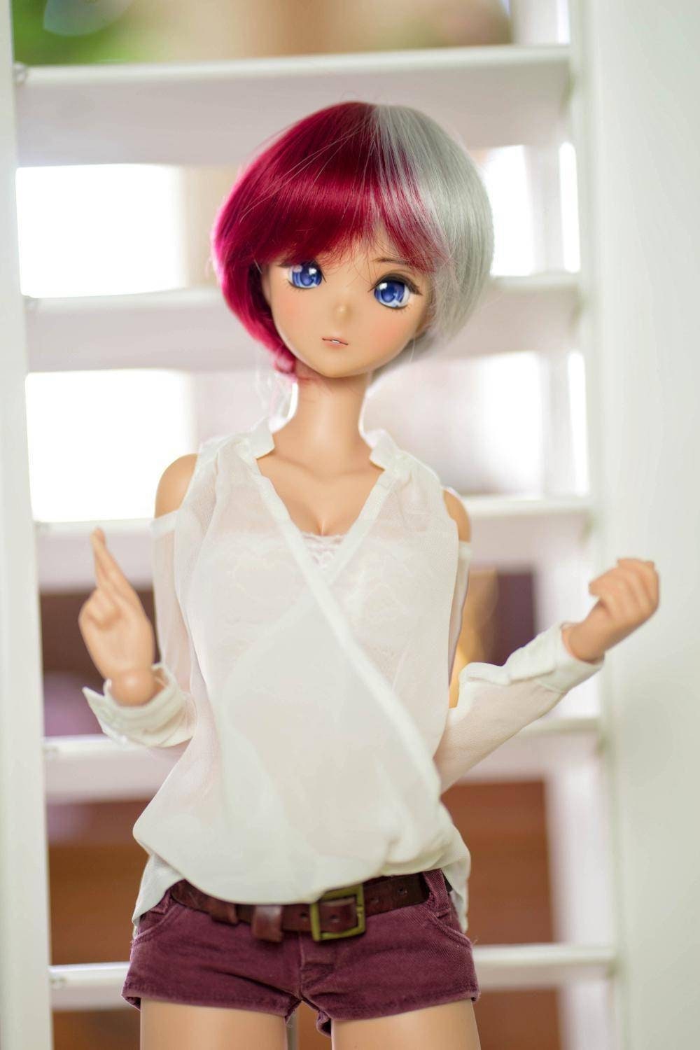 Custom doll WIG for Smart Dolls- Heat Safe - Tangle Resistant- 8" head size of Bjd, SD, Dollfie Dream dolls Boy  anime Limited