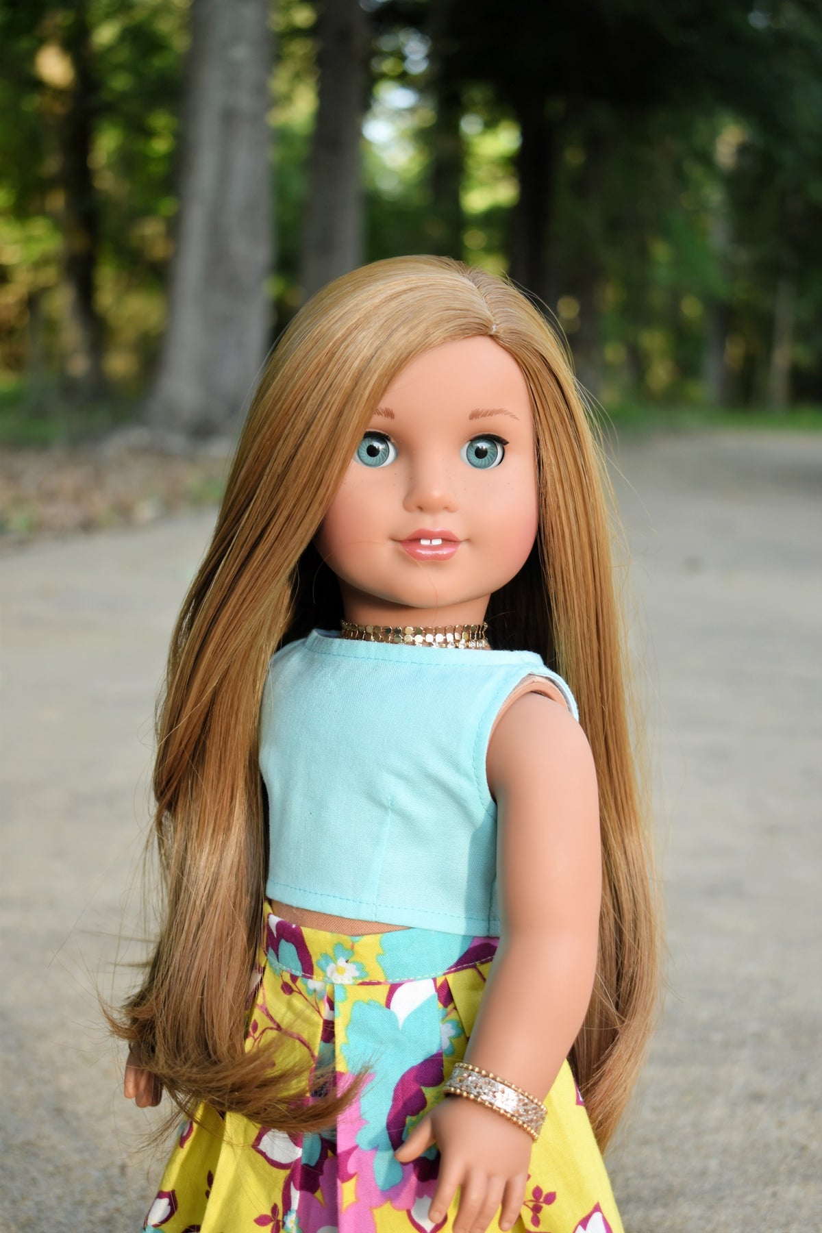 Zazou Dolls Exclusive Beauty WIG  Kenna for 18 Inch dolls such as Journey and American Girl